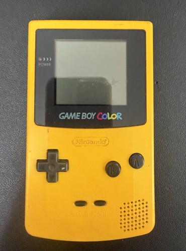 Nintendo game boy color giallo - nintendo,