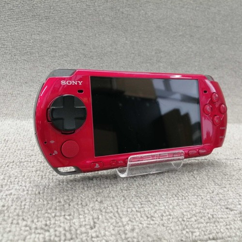 Sony psp 3000 rosso - psp-3000, radiante