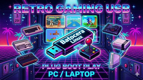 Batocera retro gaming usb - batocera,